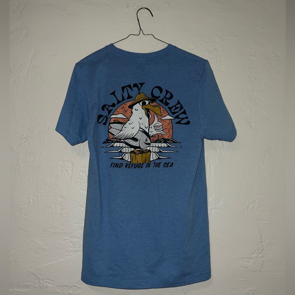 Salty Crew Unisex Small Blue T-shirt